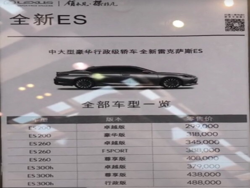 雷克萨斯涨价或变相加价？经销商售价上涨2-3万元