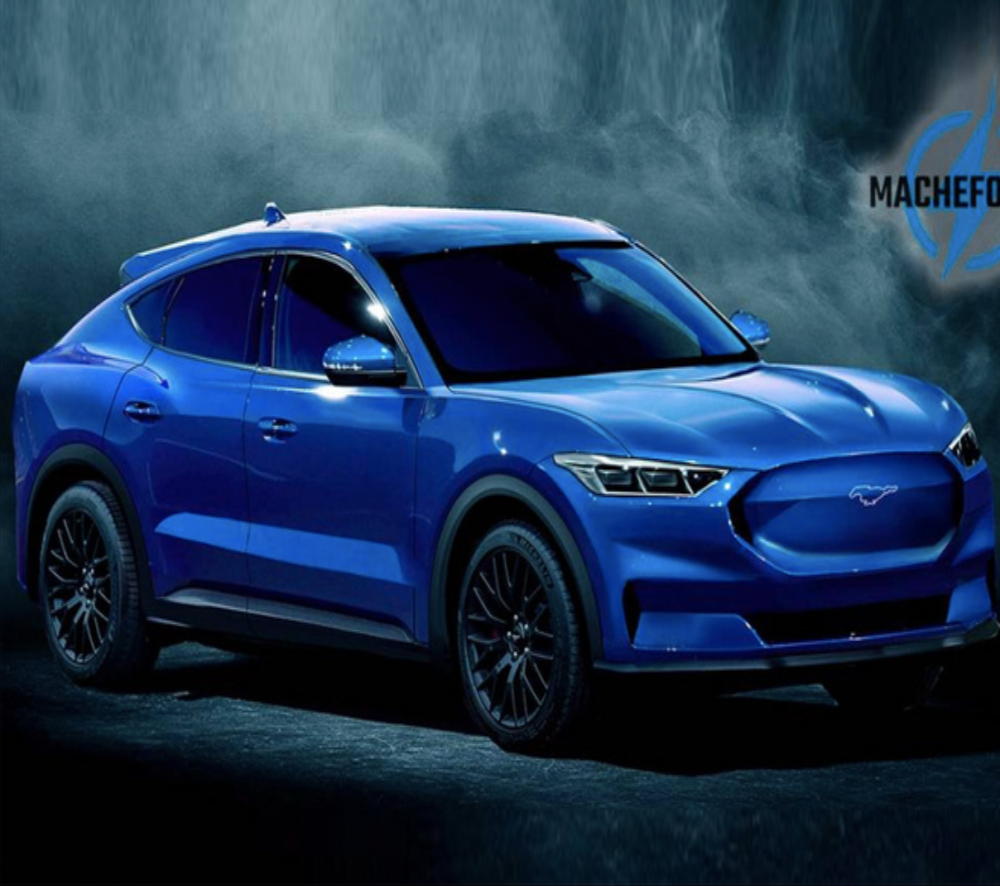 福特“野马”SUV Mxch E渲染图曝光，并将在华实现投产