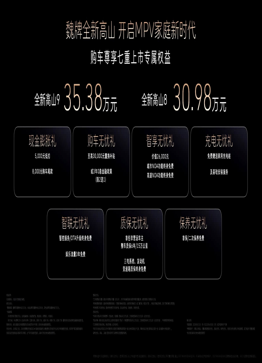 两种尺寸！新款魏牌高山上市
