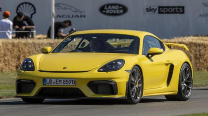 保时捷718 Cayman GT4亮相古德伍德 百公里加速4.4秒