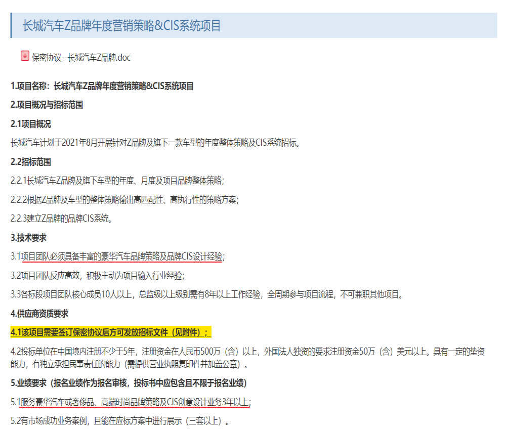 又一高端品牌？长城汽车Z品牌计划曝光
