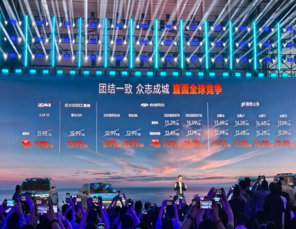 真给力！奇瑞集团大降价