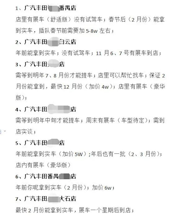 广汽丰田国产赛那疯狂加价！真实探店：不加价明年10月提车